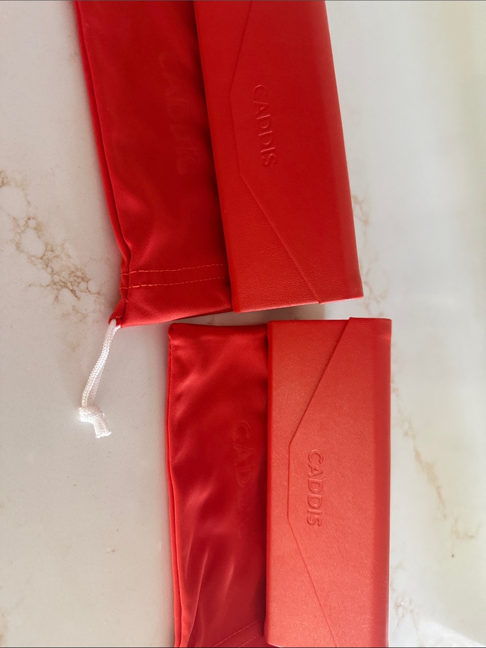 Caddis Red Sunglasses Cases & Soft Pouches - Set of 2 - Picture 2 of 5